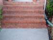 Removing the bacteria from the steps with a low pressure washing method